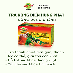 Trà Rong Biển Hộp 25 Gói - Thương Hiệu Hùng Phát