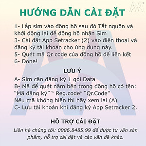 Đồng Hồ Thông Minh Trẻ Em Chống Nước Chuẩn IP67 AMA Watch Q12 Hàng nhập khẩu