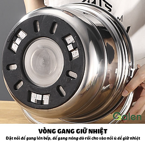Nồi Ủ Nhiệt Chân Không Galen G014 5.5L Nồi Ủ Đa Năng - Bảo Hành 12 Tháng