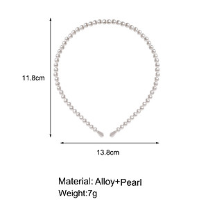 Băng Đô Cài Tóc Ngọc Trai Cá Tính Cho Bạn Nữ 