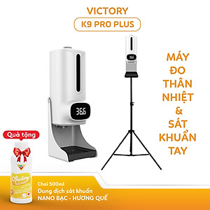 Máy đo thân nhiệt kèm rửa tay sát khuẩn K9 Pro Plus