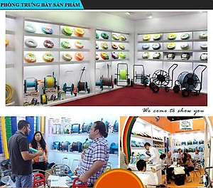 Vòi nước vòi phun nước rửa xe tưới cây tăng áp thông minh đầu đồng 206587 kèm cút và đai