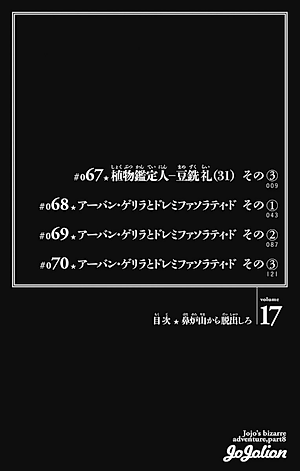 ジョジョリオン 17 (ジャンプコミックス) - JOJORION 17