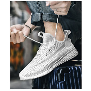 Giày thể thao nam, giày chạy bộ đế êm nhẹ, thoáng khí đế cao su đúc, chống trơn trượt hạn chế mòn – BEE GEE – GNA1022