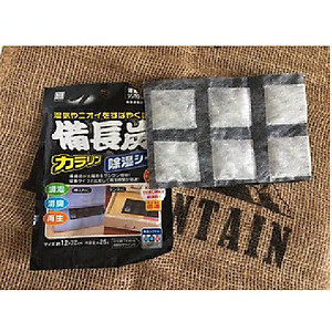 Combo Túi hút ẩm, khử mùi  than hoạt tính Kokubo 25g x 2 miếng - Nội địa Nhật Bản