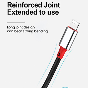 Dây cáp sạc lò xo sạc nhanh PD 20W USB C to Light chuẩn Type C PD 3.0 hiệu Rock Spring PD Cable cho iPhone / cho iPad / cho Airpods có khả năng truyền tải dữ liệu tốc độ cao 480Mbps, trang bị chip điều chỉnh dòng điện thông minh - hàng nhập khẩu