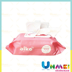Khăn Ướt Cho Bé AIKO 100 Tờ Không Mùi