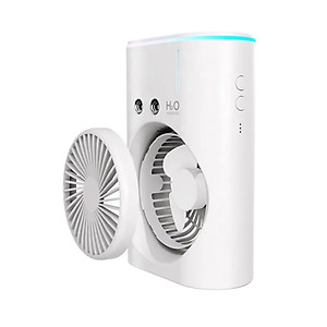 Quạt hơi nước tích điện Half Horse, xoay 180 pin 2500 mAh, thời gian sử dụng 6 tiếng, hàng chính hãng