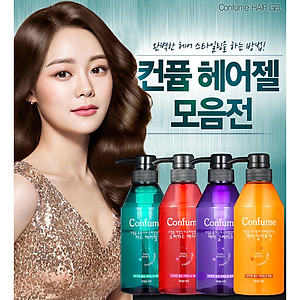 Gel đặc siêu cứng, khô nhanh giữ lọn tóc xoăn Confume Hair Gel Hàn Quốc 400ml