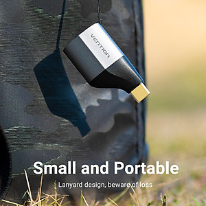 Đầu chuyển USB Type C to HDMI Vention hỗ trợ 2k, 4k60Hz - Hàng chính hãng