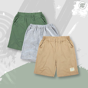 Quần Thun Bé Trai Bigfox, Quần Đùi Cho Bé Tới Size Đại Chất Cotton Mùa Hè 3-11 Tuổi