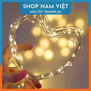 Đèn Led Đom Đóm Dây Đồng Uốn Dẻo Trang Trí Noel, Giáng Sinh, Năm Mới