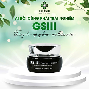 Kem Ngày GSIII Dr Cell 30g dưỡng trắng bảo vệ da phục hồi da hỗ trợ mờ thâm nám - Hàng Chính Hãng