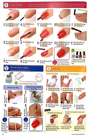 Sách Bộ Sưu Tập Các Mẫu Trang Điểm Móng (Tập 2)