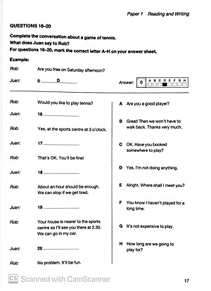 Key English Test 5 with Answers Reprint Edition - Cambridge