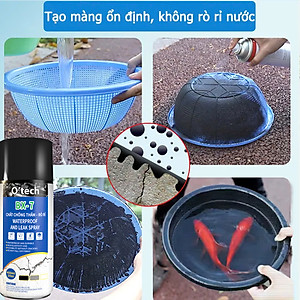 Bình Xịt Chống Thấm Trần Nhà, Tường Ngoài, Mái Tôn, Tạo Lớp Phủ Chống Nước Chống Rò Rỉ O'tech BX-7 - Hàng Chính Hãng