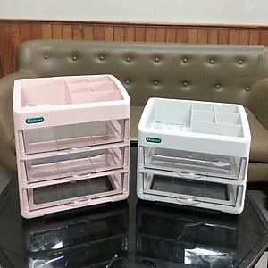 Tủ đựng mỹ phẩm để bàn Hokori 3636 Việt Nhật  2 - 3 - 4 tầng - Kệ đựng mĩ phẩm HOKORI , đồ trang điểm nhiều tầng tiện lợi