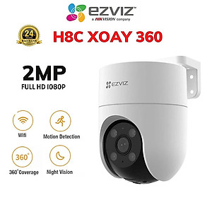 Camera Eziz Ngoài Trời H8C 2MP/ C8C 4Mp - Đèn Còi Báo Động - Màu Ban Đêm - Đàm Thoại 2 Chiều - Xoay 360 Độ - Hàng chính hãng