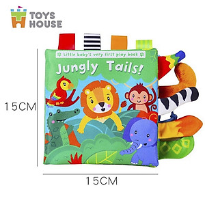 Đồ chơi giáo dục sớm cho trẻ sơ sinh:Sách vải Toyshouse với nhiều chủ đề giúp phát triển đa giác quan cho bé từ sơ sinh
