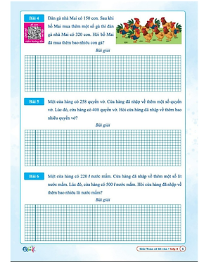 Sách - Giải toán có lời văn lớp 3 - chương trình mới