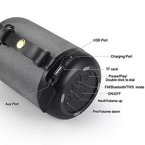 Loa Bluetooth IPx56 Plus Bản Mở Rộng, chống nước, âm thanh Bass cực mạnh. Hỗ Trợ Kết Nối Bluetooth 5.0, Micro Nhiều Màu Sắc - Hàng chính hãng
