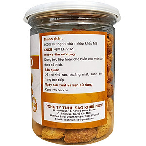 Hạnh Nhân Rang Bơ Nhập Khẩu Cao Cấp Thương Hiệu SK FOOD - Hũ 250G