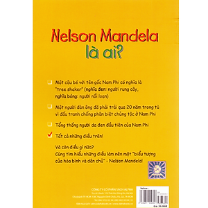 Bộ Sách Chân Dung Những Người Làm Thay Đổi Thế Giới - Nelson Mandela Là Ai?