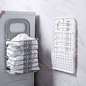Giỏ đựng đồ gấp gọn thông minh Việt Nhật tặng móc dính, giỏ treo tường đựng quần áo đồ dùng nhà tắm - HÀNG VIỆT NAM