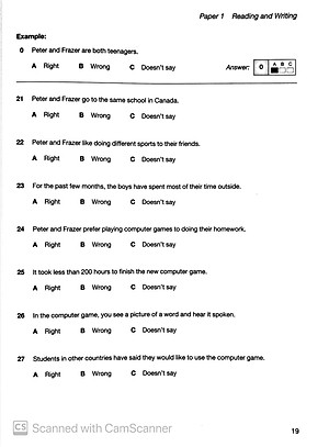 Key English Test 5 with Answers Reprint Edition - Cambridge