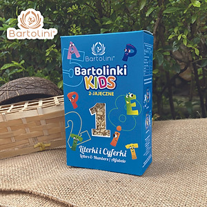 Mì nui cho bé hình chữ cái và số Bartolini 250g