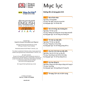 Sách Tiếng Anh Cho Mọi Người - English For Everyone Level 2 Beginner Course Book (Kèm CD)