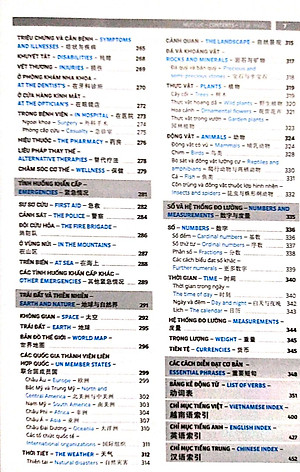 Sách Từ điển hình ảnh Tam Ngữ Trung Anh Việt 16000 từ hơn 3000 hình ảnh màu sắc nét có mp3 nghe qua app– Visual English Vietnamese Chinese Trilingual Dictionary + DVD tài liệu