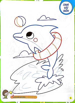Tô Màu Theo Từng Bước - Sinh Vật Biển, Động Vật Trên Cạn, Khủng Long 1