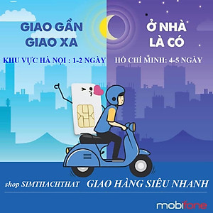 Sim 4G Mobifone chuyên data vào mạng, nhiều lựa chọn thời gian sử dụng - Hàng chính hãng