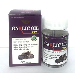 Viên uống dầu tỏi Garlic oil VTV Vinh Thịnh Vượng VV, hộp 60v, tăng cường sức đề kháng
