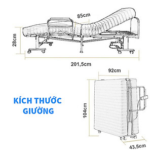 Giường gấp Tự động - Giường xếp điều khiển- Sofa giường gấp gọn thông minh -HQ85