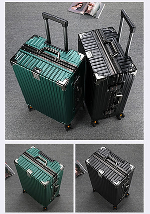 Vali Khung Nhôm Vân Nhám Chống Trầy Xước NiceVilla Size 20inch-24inch-29inch