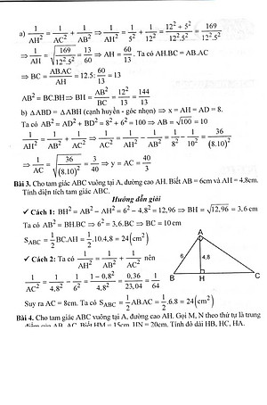 Giải Nhanh Các Chuyên Đề Hình Học 9 