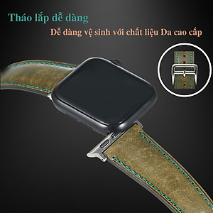 Dây Đeo Da Dành Cho Apple Watch Ultra / Apple Watch Series 1-8/SE/SE 2022, Kai.N_Genuine Leather - Hàng Chính Hãng