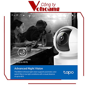 Camera WIFI An Ninh TP-Link Tapo C222 | 2K QHD 4MP | Đàm thoại 2 chiều | Tầm nhìn ban đêm | Dễ cài đặt | Bảo hành 2 năm | Hàng Chính Hãng