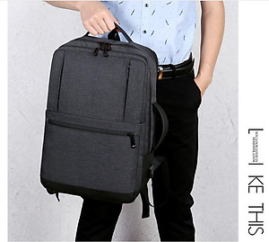 Ba lô du lịch thể thao nam công suất lớn phong cách mới tích hợp sạc USB tiện dụng và công nghệ chống thấm nước (15,6")