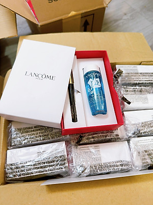 Chì kẻ mắt Lancome Le Crayon Khol màu 01 Noir - Size mini tách set