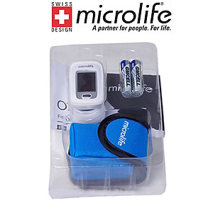 Máy đo nồng độ OXY trong máu và nhịp tim Microlife SPO2 OXY200 - Chính Hãng Thụy Sĩ