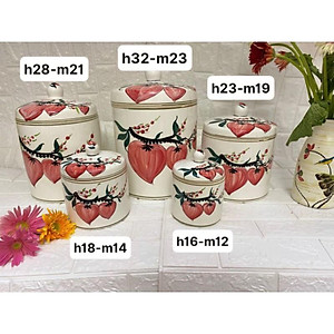 Hũ muối dưa cà sứ Bát Tràng 1/1.5/4/5/8 lít (hoạ tiết mới)