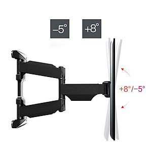 Giá Treo Tivi Gắn Tường Góc Xoay 360 độ - Nhập Khẩu | Dùng cho tivi 45-70"