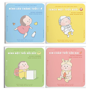 Combo Ehon Nhật Bản - Làm Quen Với Cuộc Sống Cùng TENGU: Mình Sáu Tháng Tuổi + Mình Một Tuổi Rồi Đấy + Tengu Một Tuổi Rưỡi + Xin Chào Tuổi Lên Hai - (Sách Thiếu Nhi / Tặng Kèm Postcard Siêu Dễ Thương)