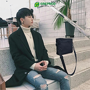 Túi Đeo Chéo Grepaco Nam Nữ Unisex Vải Bố Canvas Tote Chống Nước Dạng Dây Đeo Vai Xách Đa Năng Đựng Điện Thoại Tiền Đi Học Du Lịch Thể Thao Size Mini Phong Cách Thời Trang Hàn Quốc