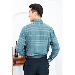 Áo Sơ Mi Nam Công Sở Trung Niên Dài Tay Anton Vải Sợi Tre Xanh Lục Thấm Hút Mồ Hôi - AT204