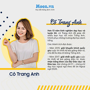 Sách Tổng ôn từ vựng tiếng anh cô Trang Anh Moonbook