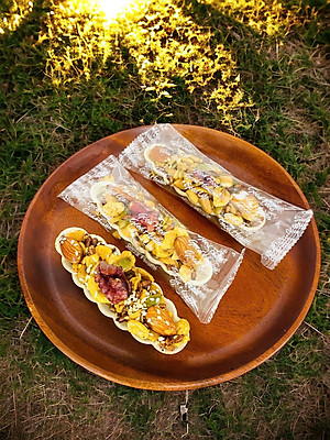 Bánh thuyền hạt dinh dưỡng MộcLan loại Vip mix các loại hạt hỗ trợ giảm cân ăn kiêng - 250g, 500g